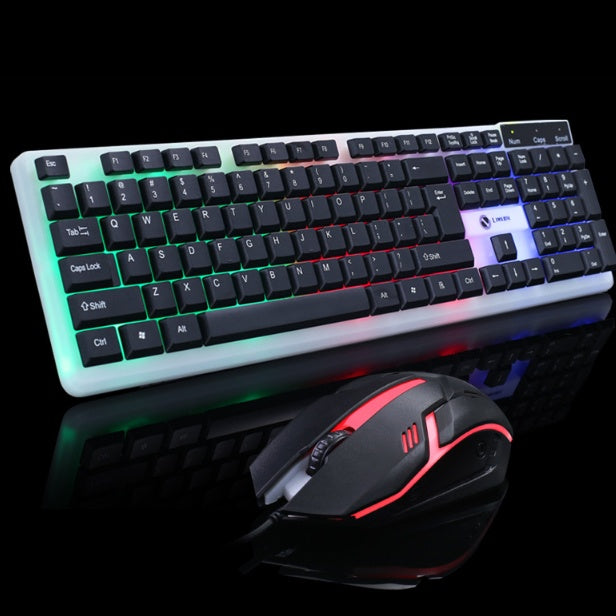 RGB gaming keyboard and mouse combo