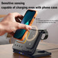 5-in-1 wireless charging station with alarm clock