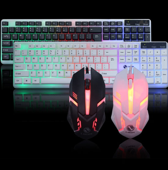 RGB gaming keyboard and mouse combo