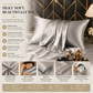 Double-Sided Ice Silk Pillowcase – Cooling Beauty Satin Pillow Case for Hair & Skin Care