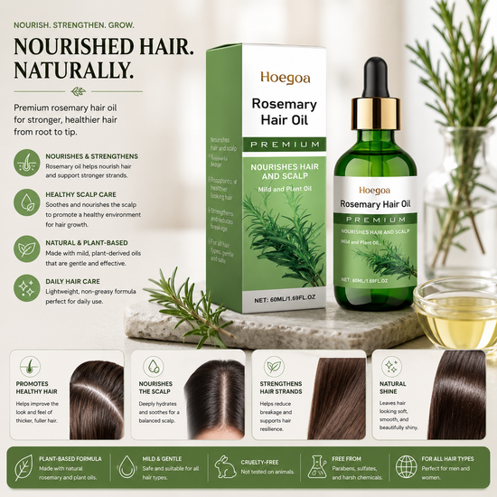 Rosemary Hair Growth Oil – Nourishing Scalp & Hair Care Treatment