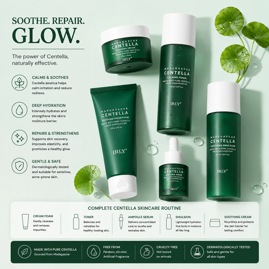 Snow Grass Hydrating & Soothing Skincare Set – Moisturizing Skincare Kit for Calming, Hydration & Daily Skin Care
