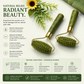 Jade Acupressure Massage Roller – Handheld Jade Therapy Roller for Muscle Relaxation, Tension Relief & Full Body Massage