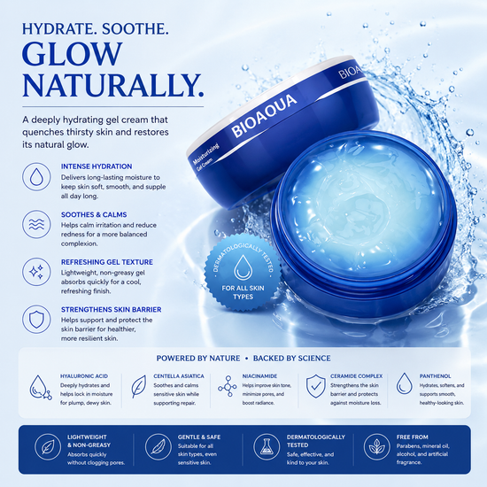 Deep Hydration & Brightening Moisturizing Cream – Daily Face Cream for Intense Hydration, Radiant Glow & Smooth Skin
