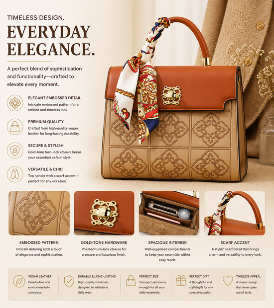 Chinese-Inspired Embroidered Handbag
