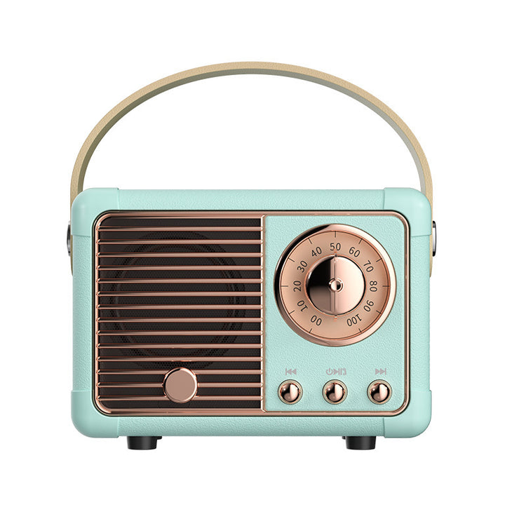 portable retro bluetooth speaker