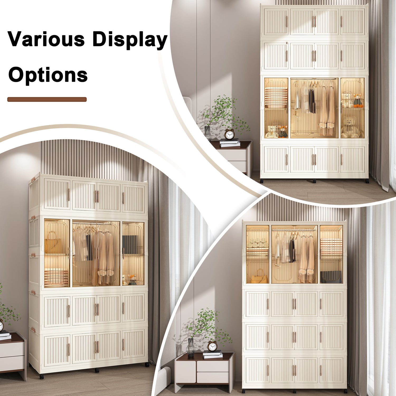 Portable Wardrobe Closet Organizer