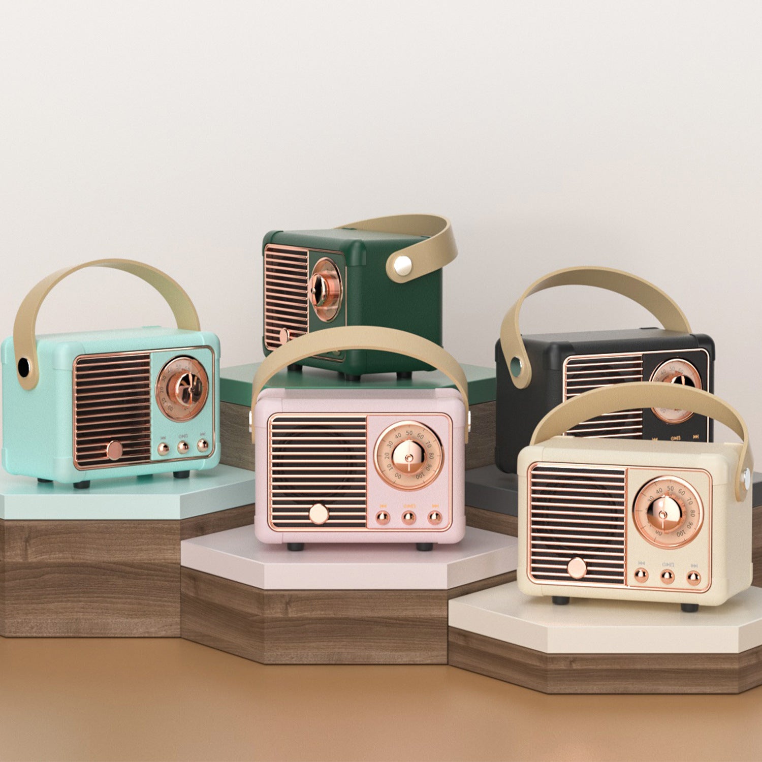 portable retro bluetooth speaker