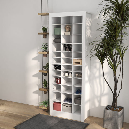 Tall Narrow Shoe Storage Cabinet 